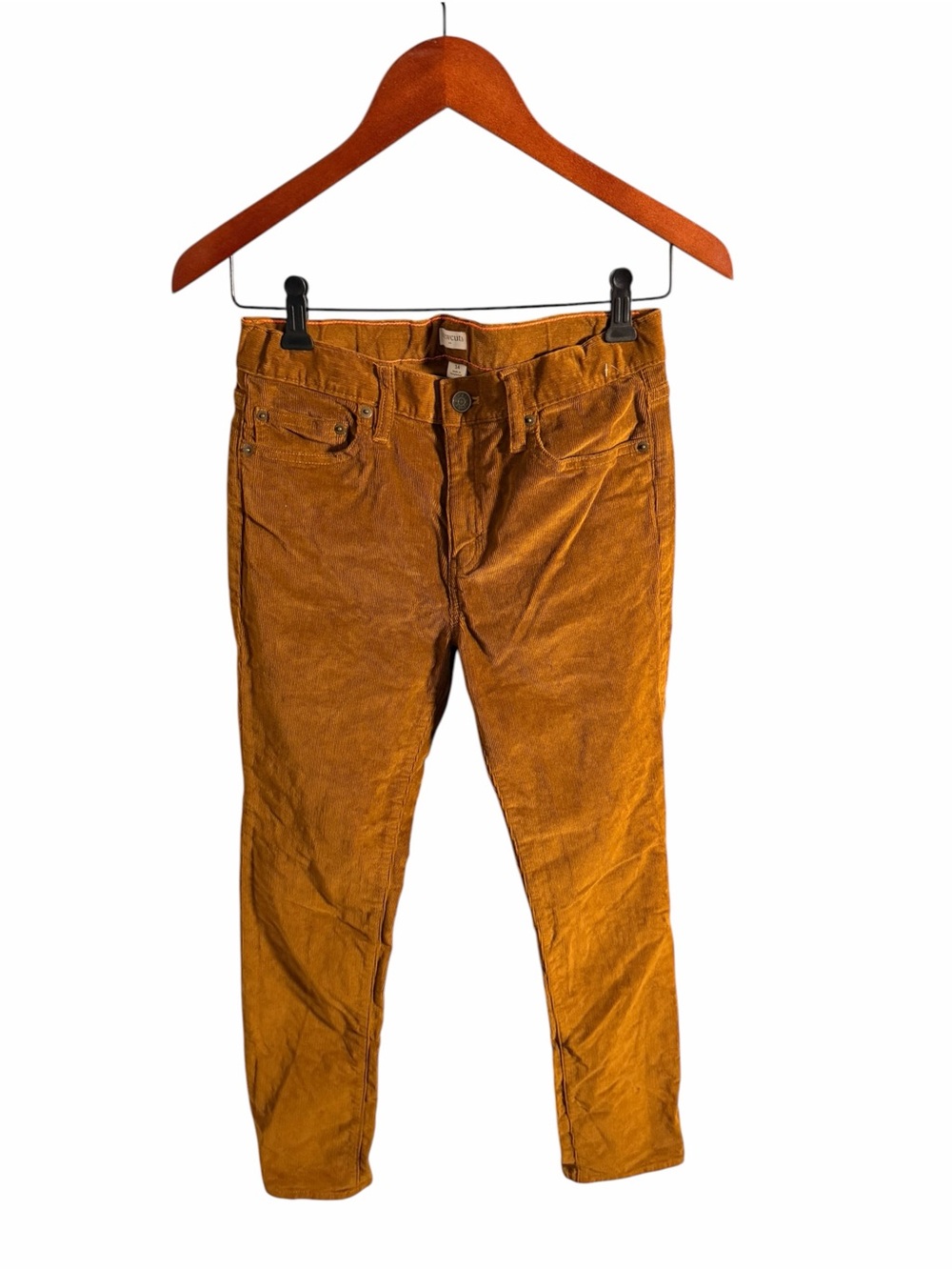 Crewcuts Ochre Brown Corduroy Kids Pants 14